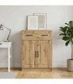 vidaXL Sideboard Artisan Oak 66 x 34.5 x 87 cm Engineered Wood — V0672122658