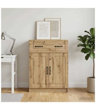 vidaXL Sideboard Artisan Oak 66 x 34.5 x 87 cm Engineered Wood — V0672122658