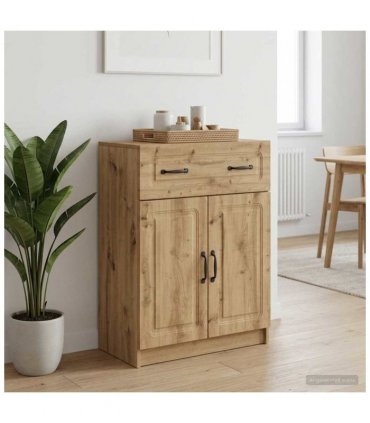 vidaXL Sideboard Artisan Oak 66 x 34.5 x 87 cm Engineered Wood — V0672122658