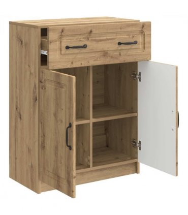 vidaXL Sideboard Artisan Oak 66 x 34.5 x 87 cm Engineered Wood — V0672122658