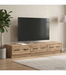 vidaXL TV Cabinet Artisan Oak 147 x 34.5 x 27 cm Engineered Wood — V0672122714