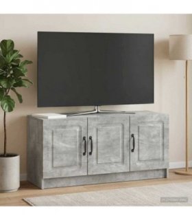 vidaXL TV Cabinet Concrete Grey 99 x 34.5 x 47 cm Engineered Wood — V0672122719