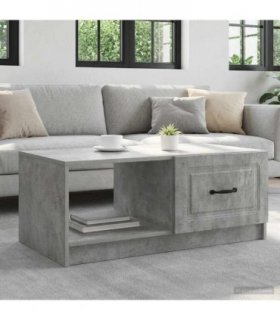 vidaXL Coffee Table Concrete Grey 90 x 50 x 37 cm Engineered Wood — V0672122732