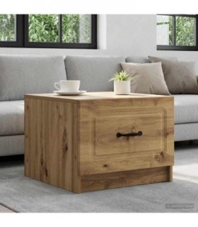 vidaXL Coffee Table Artisan Oak 49 x 50 x 37 cm Engineered Wood — V0672122738