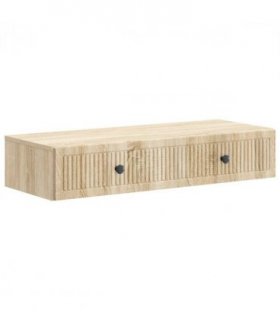 vidaXL Wall-Mounted Side Table Sonoma Oak 87.5 x 34.5 x 17 cm — V0672122754