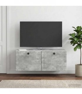 vidaXL Wall-Mounted TV Cabinet Concrete Grey 78.5 x 31 x 30 cm — V0672122767