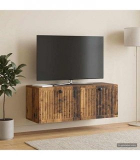 vidaXL Wall-Mounted TV Cabinet Wall-mounted Old Wood 78.5 x 31 x 30 cm