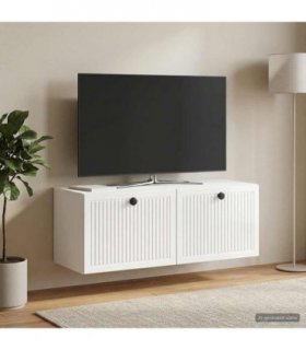vidaXL Wall-Mounted TV Cabinet High Gloss White 78.5 x 31 x 30 cm — V0672122771