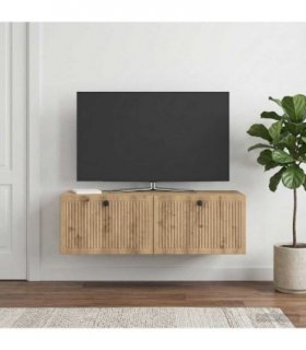 vidaXL Wall-Mounted TV Cabinet Artisan Oak 98 x 41 x 30 cm — V0672122784