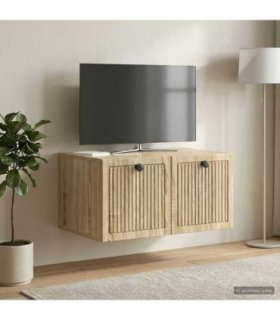 vidaXL Wall-Mounted TV Cabinet Sonoma Oak 59.5 x 41 x 30 cm — V0672122785