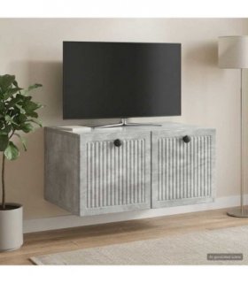 vidaXL Wall-Mounted TV Cabinet Concrete Grey 59.5 x 41 x 30 cm — V0672122788