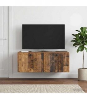 vidaXL Wall-Mounted TV Cabinet Wall-mounted Old Wood 78.5 x 41 x 30 cm