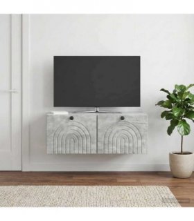 vidaXL Wall-Mounted TV Cabinet Concrete Grey 78.5 x 41 x 30 cm — V0672122870