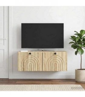 vidaXL Wall-Mounted TV Cabinet Sonoma Oak 78.5 x 31 x 30 cm — V0672122877