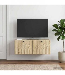 vidaXL Wall-Mounted TV Cabinet Sonoma Oak 78.5 x 41 x 30 cm — V0672122879