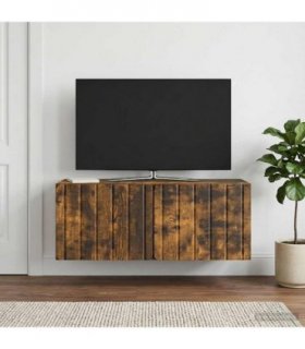 vidaXL Wall-Mounted TV Cabinet Smoked Oak 78.5 x 31 x 30 cm — V0672122911