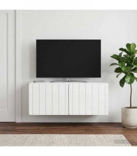 vidaXL Wall-Mounted TV Cabinet High Gloss White 78.5 x 31 x 30 cm — V0672122914