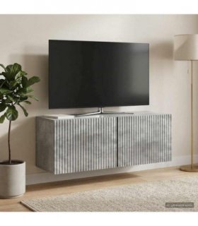 vidaXL Wall-Mounted TV Cabinet Concrete Grey 78.5 x 31 x 30 cm — V0672122969