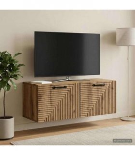 vidaXL Wall-Mounted TV Cabinet Artisan Oak 78.5 x 31 x 30 cm — Size: 78.5 x 31 cm