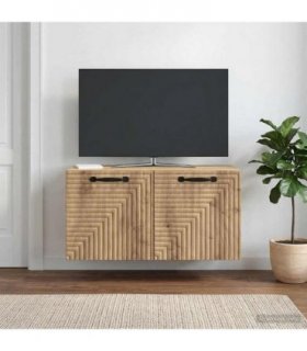 vidaXL Wall-Mounted TV Cabinet Artisan Oak 59.5 x 31 x 30 cm — Size: 59.5 x 31 cm