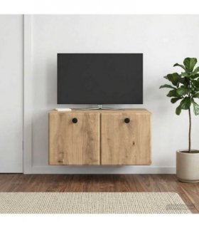 vidaXL Wall-Mounted TV Cabinet 59.5 x 41 x 30 cm Artisan Oak — Size: 59.5 x 41 cm