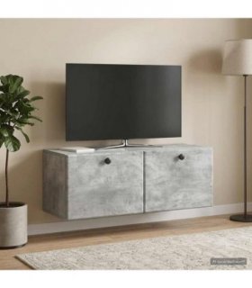 vidaXL Wall-Mounted TV Cabinet 78.5 x 31 x 30 cm Concrete Grey — Size: 78.5 x 31 cm