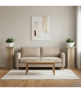 vidaXL Plant Stand 2 pcs Sonoma Oak 30.5 x 30 x 60.5 cm