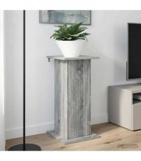 vidaXL Plant Stand 2 pcs Grey Sonoma 30.5 x 30 x 60.5 cm