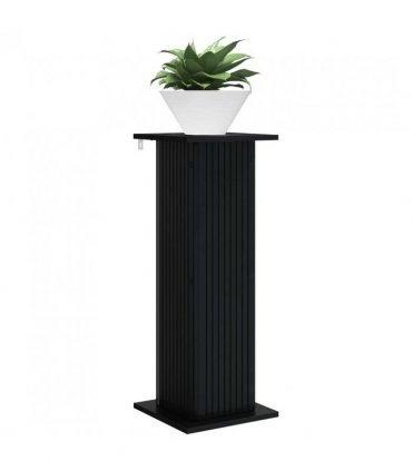 vidaXL Plant Stand 2 pcs Black 30.5 x 30 x 80.5 cm Engineered Wood