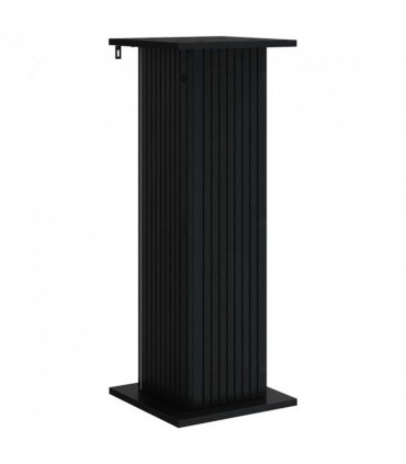 vidaXL Plant Stand 2 pcs Black 30.5 x 30 x 80.5 cm Engineered Wood