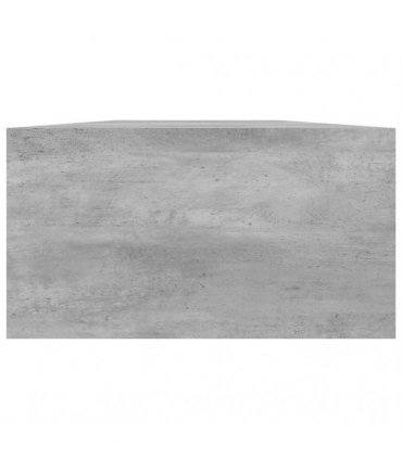 vidaXL Monitor Stand Concrete Grey 100x24x13 cm Engineered Wood