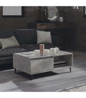 vidaXL Coffee Table Concrete Grey 90x60x35 cm Engineered Wood — V0672129055