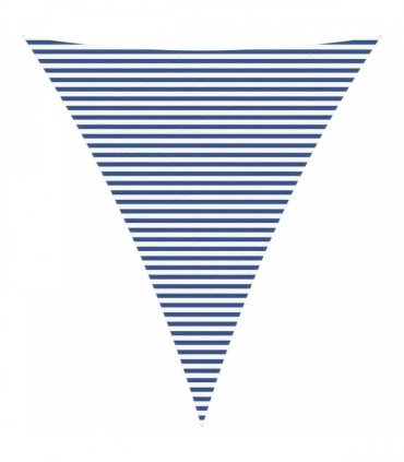 vidaXL Sun Shade Sail Blue and White 5 x 6 x 6 m 100% Polyester Oxford
