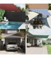 vidaXL Sun Shade Sail Blue and White 6 x 6 x 6 m 100% Polyester Oxford