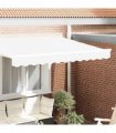 vidaXL Awning Valance Replacement White 3 m Polyester