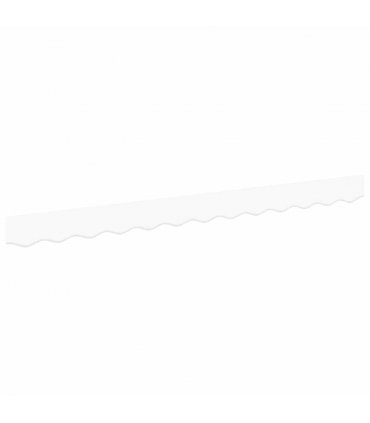 vidaXL Awning Valance Replacement White 3 m Polyester