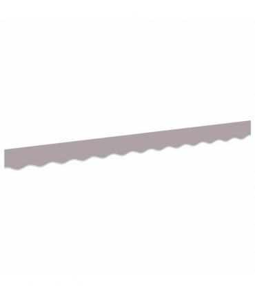 vidaXL Awning Valance Replacement Light Grey 2.5 m Polyester
