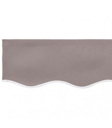 vidaXL Awning Valance Replacement Light Grey 2.5 m Polyester