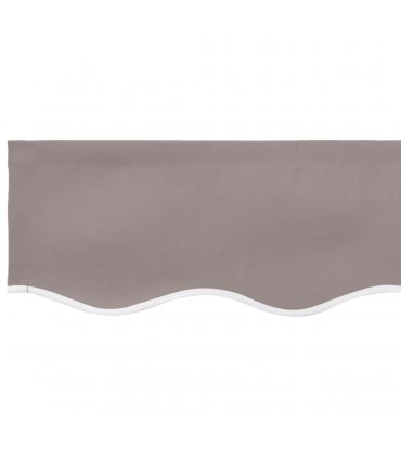 vidaXL Awning Valance Replacement Light Grey 3 m Polyester