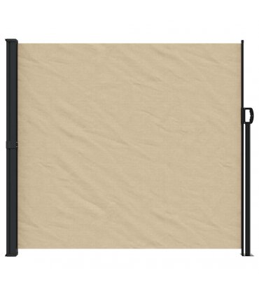 vidaXL Retractable Side Awning Beige 180x600 cm — Size: 180 x 600 cm