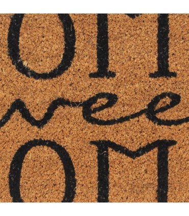 vidaXL Door Mat Natural 40x60 cm Tufted Coir — Size: 40 x 60 cm — V0672129257