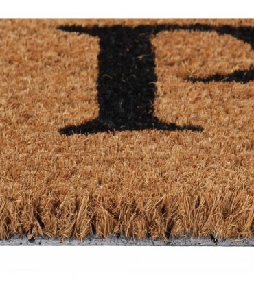 vidaXL Door Mat Natural 45x75 cm Tufted Coir — Size: 45 x 75 cm