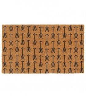 vidaXL Door Mat Natural 45x75 cm Tufted Coir — Size: 45 x 75 cm — V0672129261