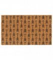 vidaXL Door Mat Natural 45x75 cm Tufted Coir — Size: 45 x 75 cm — V0672129261