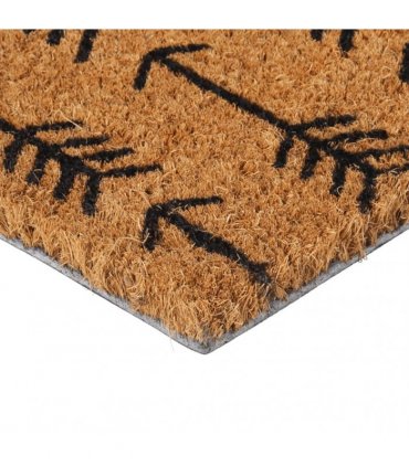 vidaXL Door Mat Natural 45x75 cm Tufted Coir — Size: 45 x 75 cm — V0672129261