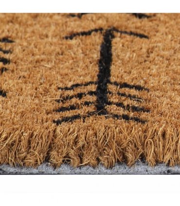 vidaXL Door Mat Natural 40x60 cm Tufted Coir — Size: 40 x 60 cm — V0672129262