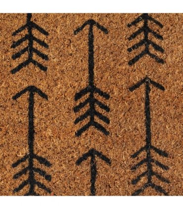 vidaXL Door Mat Natural 40x60 cm Tufted Coir — Size: 40 x 60 cm — V0672129262