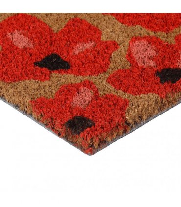 vidaXL Door Mat Natural 40x60 cm Tufted Coir — Size: 40 x 60 cm — V0672129264