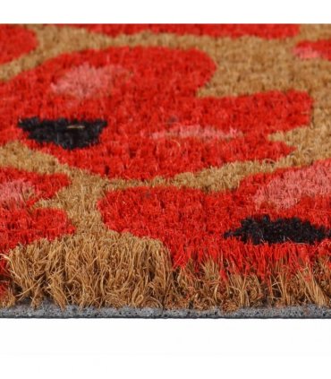 vidaXL Door Mat Natural 40x60 cm Tufted Coir — Size: 40 x 60 cm — V0672129264