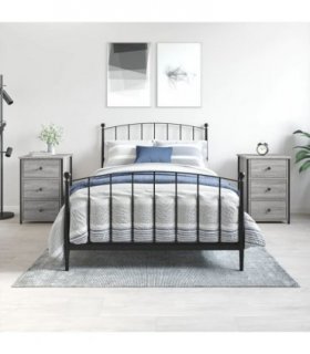 vidaXL Bedside Cabinets 2 pcs Grey Sonoma 40x36x60 cm Engineered Wood